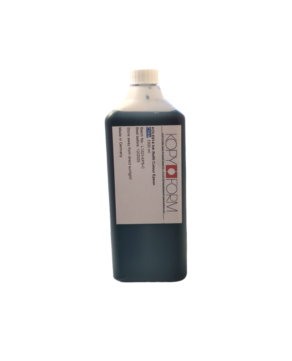 Kopyform Cyan Bottled food ink 1000ml for Epson printers