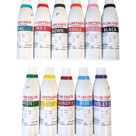 Kopykake Flow Paste 240ml Vibrant colors Pack of 11