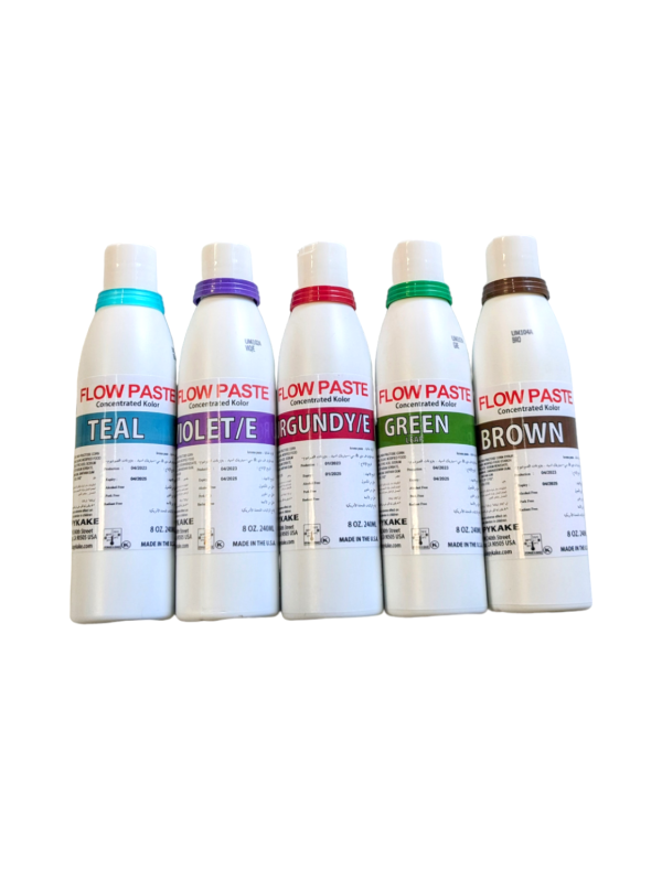 Kopykake Flow Paste 240ml Cake Decorating Colors Pack of 5