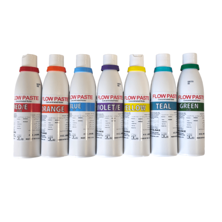 Kopykake Flow Paste 240ml Rainbow Colours Pack of 7