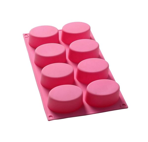 8 Cavity Large Soap Shaped Silicone Mould - Image 2