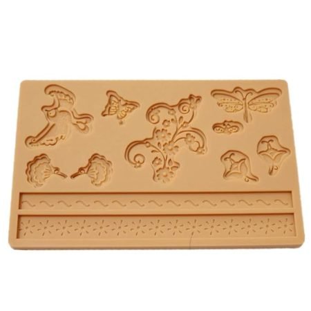 Butterfly Flower Leaf Bird 3D Shape Silicone Fondant Mould
