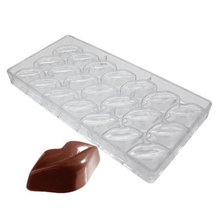 Lip Shape Polycarbonate Chocolate Mould