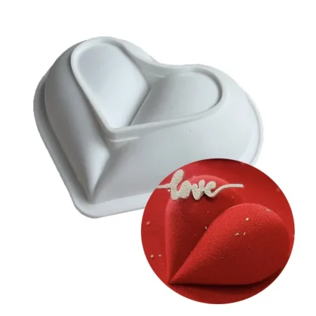 Love Heart Shaped Chocolate,Jelly,Mousse cake Silicone Mould