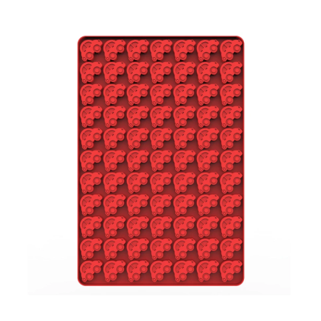 77 Cavity Mini Car Shaped Chocolate Jelly Candy Silicone Mould