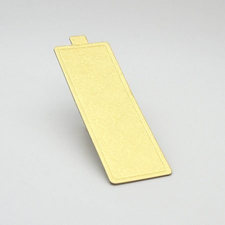 Mini Rectangle Gold Cake Pastry board (5.5cm X 13cm)