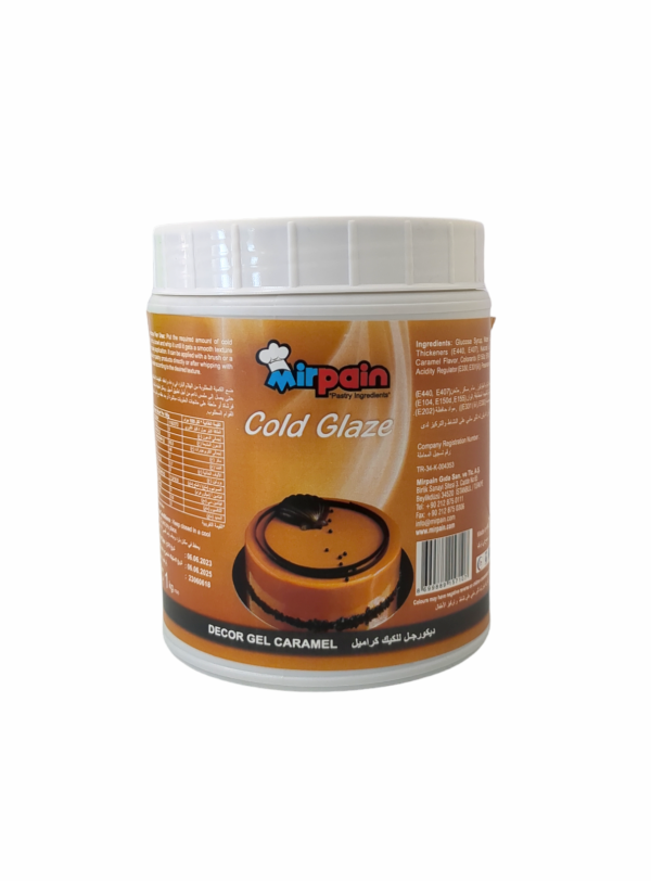 Mirpain Caramel Cold Glaze Gel 1Kg