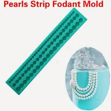 Pearl chain shape silicone mould