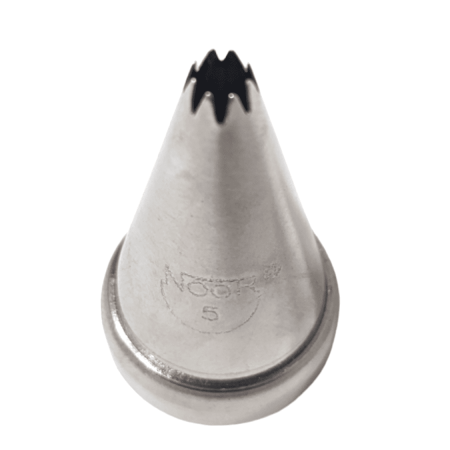 Piping Nozzle Small 8 Open Star (Tip) No-5