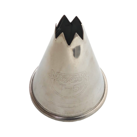 Piping Nozzle (Tip) T-6 Open Teeth