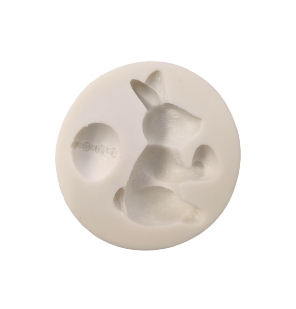 Rabbit Bunny Egg Shaped 3D Shape Silicone Fondant Mould