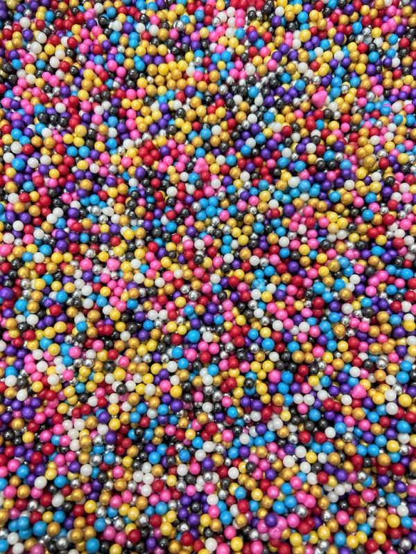 Sugarmill Rainbow Pearl Sprinkles 4mm