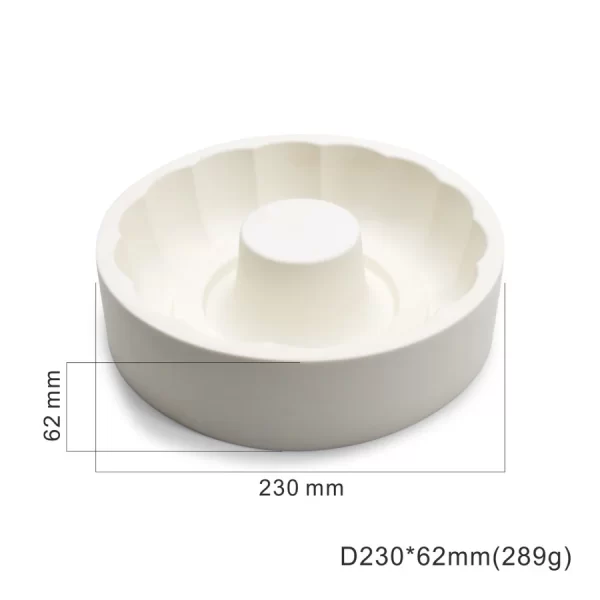 Round Flower Shaped Chocolate,Jelly,Mousse cake Silicone Mould - Image 2