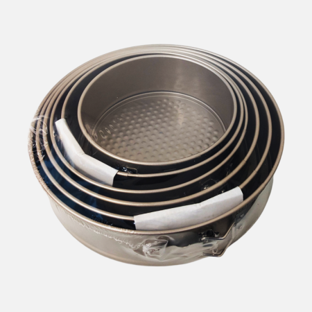 Springform Round Cake Tin with loose Base Set of 6pcs