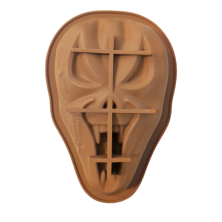 Scary Face Shaped Chocolate,Jelly,Mousse cake Silicone Mould Version-2