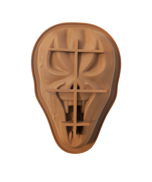 Scary Face Shaped Chocolate,Jelly,Mousse cake Silicone Mould Version-2