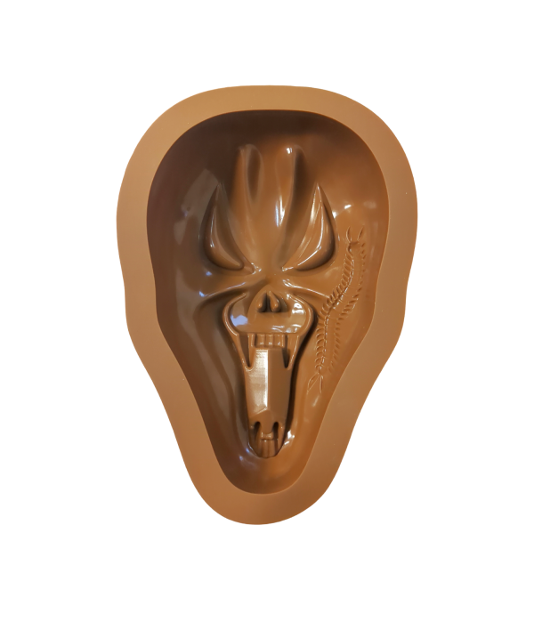 Scary Face Shaped Chocolate,Jelly,Mousse cake Silicone Mould Version-2 - Image 2