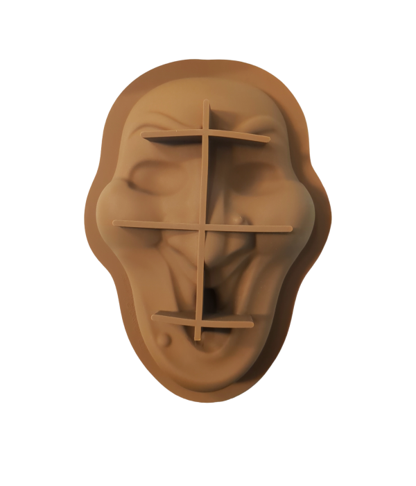 Scary Face Shaped Chocolate,Jelly,Mousse cake Silicone Mould Version-5