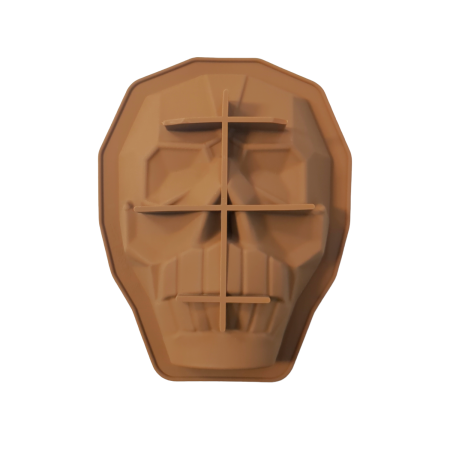 Scary Face Shaped Chocolate,Jelly,Mousse cake Silicone Mould Version-1
