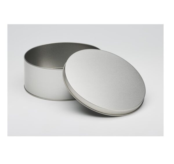 Silver Cake Tin