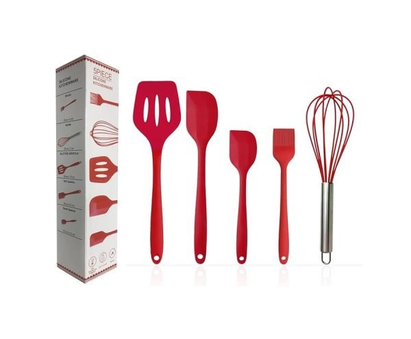 5-Piece Silicone Baking Utensil Set - Image 2