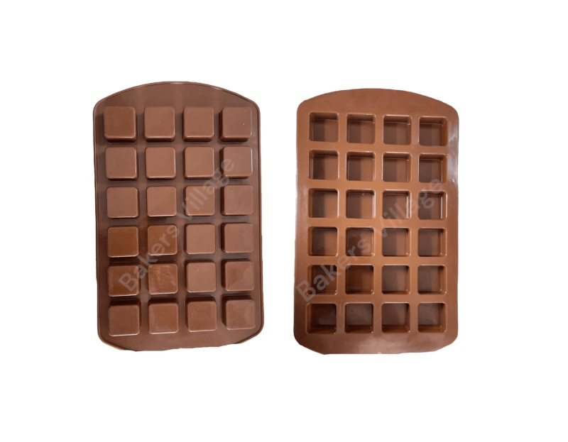 Square 24 Cavity Chocolate Silicone Mould