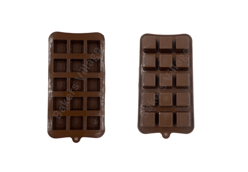 Square Shaped 15 Cavity Chocolate Silicone Mould