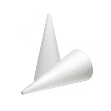 Cone Shape Styrofoams 40cm(H) X 10cm(B)