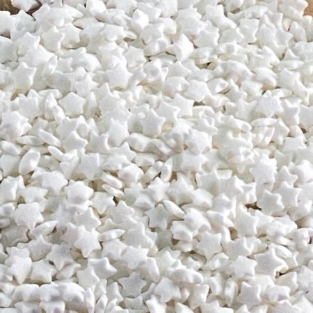 Sugarmill White Star Sprinkles