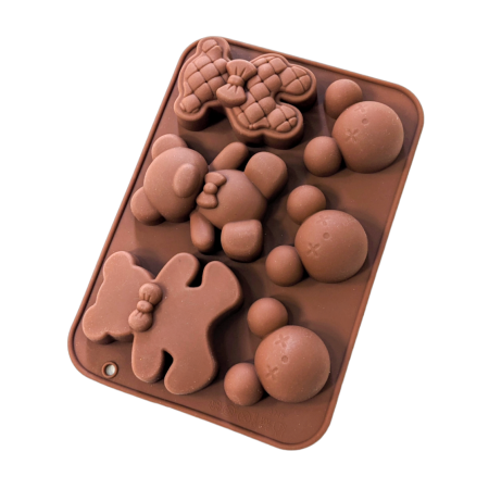 Teddy Bear Shaped Chocolate Silicone Mould