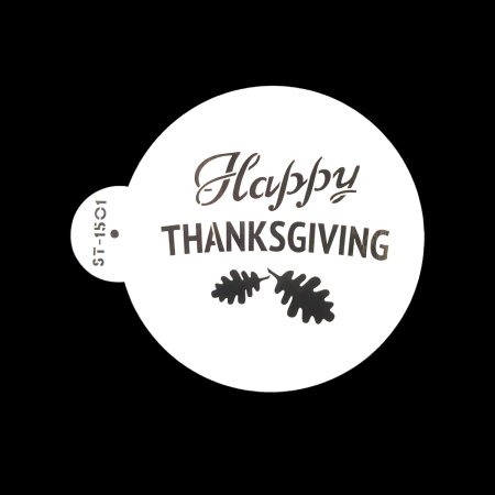 Thanksgiving Cake Lace Stencil Version-6