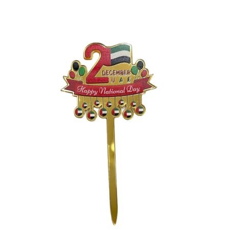 National Day Cake Topper 6cms*12cms
