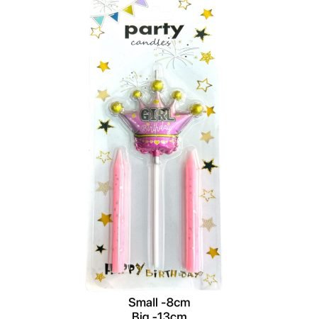 Birthday Girl Cake Candle