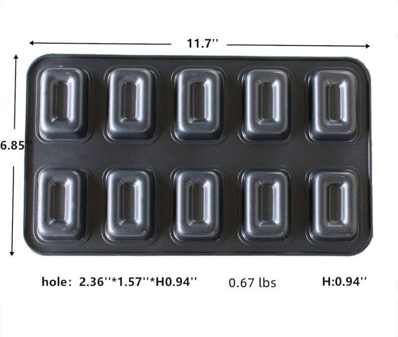 10 Cup Brownie Baking Tray - Image 2