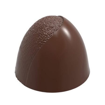 Chocolate World Polycarbonate Chocolate Mould Semi-Textured American Truffle CW12092