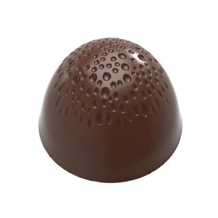 Chocolate World Polycarbonate Chocolate Mould Cone With Bubbles CW12095