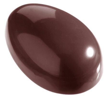Chocolate World Polycarbonate Chocolate Mould Easter Egg Smooth 43 mm CW2137