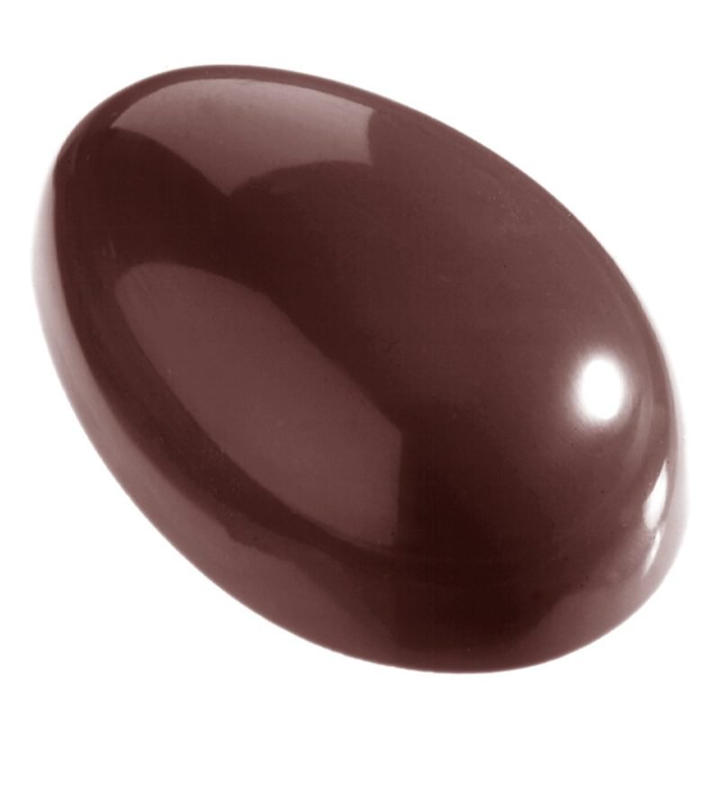 Chocolate World Polycarbonate Chocolate Mould Easter Egg Smooth 43 mm CW2137