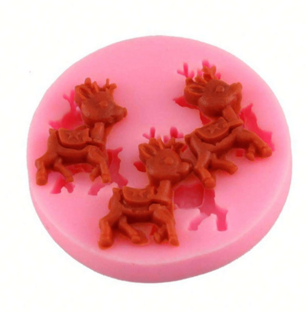 Deer Shape Silicone Fondant