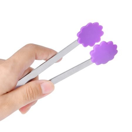 Ice Cube Tong with Silicone Head 3pc Set