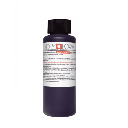 Kopyform Magenta Bottled food ink 100ml for Canon printers