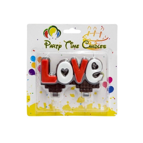 1pc Chocolate Bar Love Candle, Cake Topper