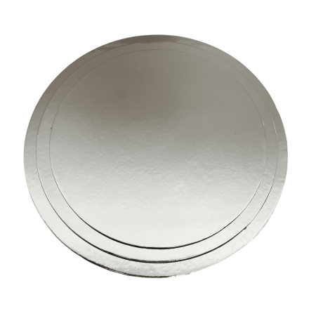 Round Silver Cake Boards