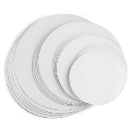 Round White Cake Boards