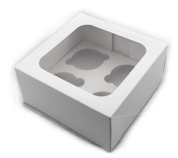 Cupcake Box 4 Holes