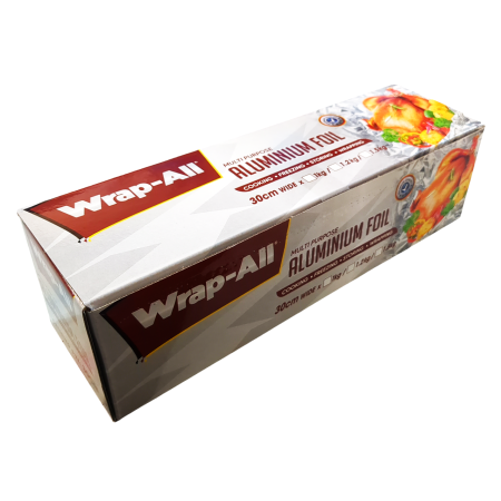 Wrap All Aluminium Foil Baking Roll 30 CM Wide 1.2kg