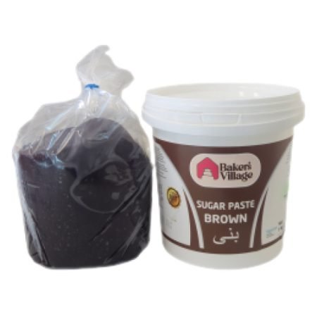 Bakers Village Brown Fondant Sugar Paste 1Kg