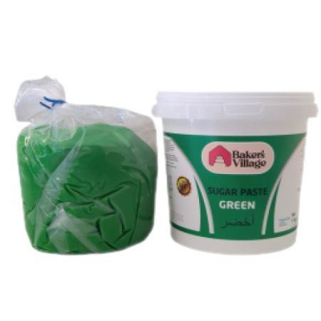 Bakers Village Green Fondant Sugar Paste 1Kg