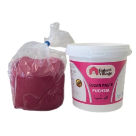 Bakers Village Fuchsia Fondant Sugar Paste 1Kg