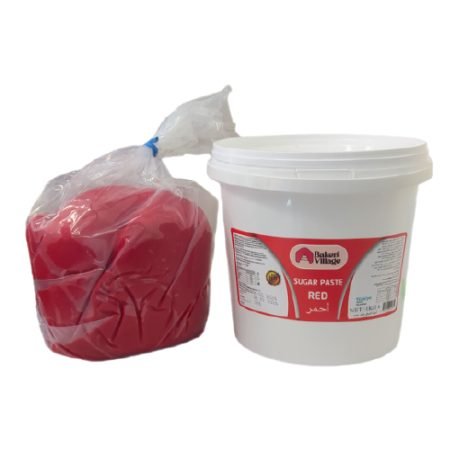 Bakers Village Red Fondant Sugar Paste 1Kg